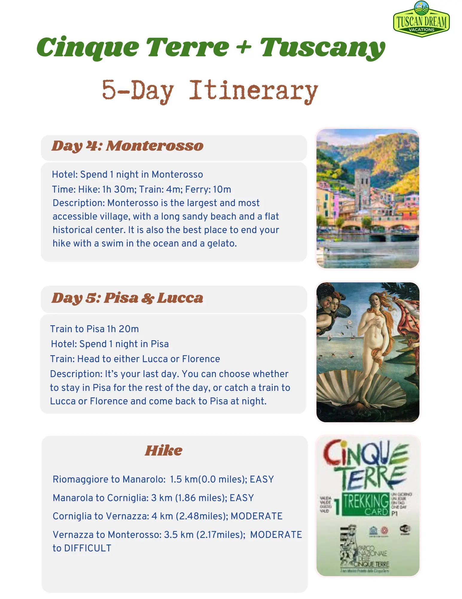 5-day itinerary