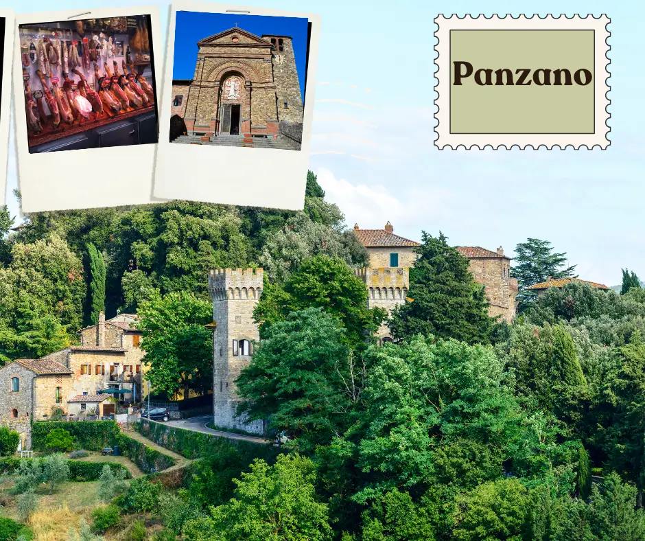 Panzano on  Chianti Wine Road itinerary
